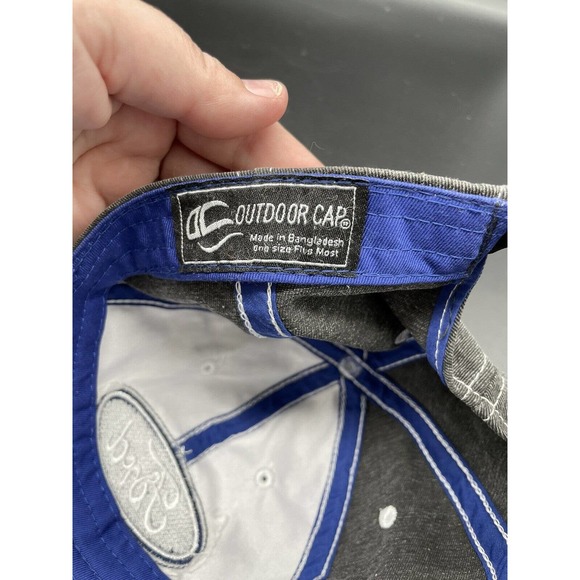 Ford Hat Cap Strap Back Grey Blue Logo Casual Mens Baseball Cap - Picture 7 of 7